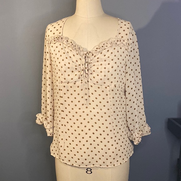 Violet & Claire Polka Dot Top - Picture 1 of 3